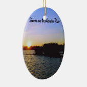 Bradentonフロリダの日の出 セラミックオーナメント (右)