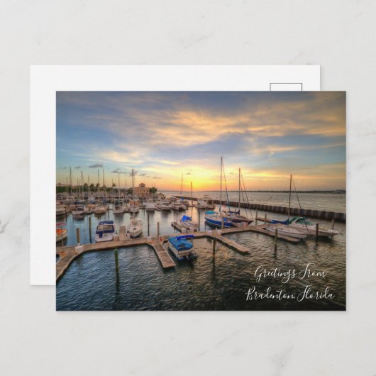 Bradenton, Florida Manager River Post Card ポストカード (正面/裏面)