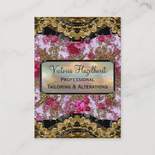 Bradfordshireの花弁のエレガントなプロフェッショナル 名刺 (正面)