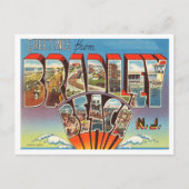 Bradleyビーチ、ニュージャージー旅行からの挨拶 ポストカード (正面)