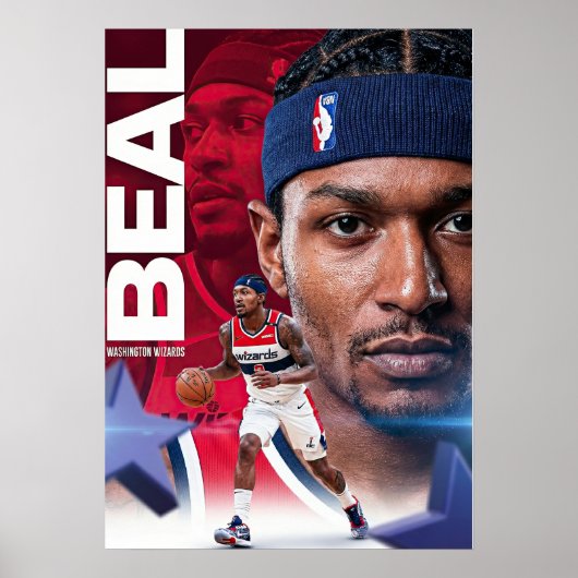  Bradley Beal | Washington Wizards All-Star Poster ポスター (正面)