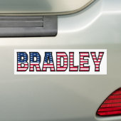 Bradley Name Vorname USA Aufkleber Sticker Auto バンパーステッカー (車上)