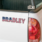 Bradley Name Vorname USA Aufkleber Sticker Auto バンパーステッカー (トラック上)