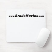 BradsMoviesロゴデザイン マウスパッド (マウス)