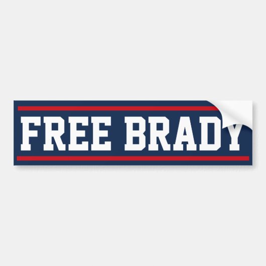 Bradyの自由なバンパーステッカー バンパーステッカー (正面)