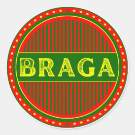 Braga City Pride Emblem – Portuguese Identity ラウンドシール
