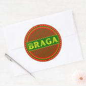 Braga City Pride Emblem – Portuguese Identity ラウンドシール (封筒)