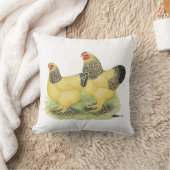 Brahmaの淡黄色の組 クッション (ブランケット)