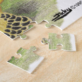 Brahmaの淡黄色の組 ジグソーパズル (側面)