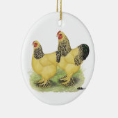 Brahmaの淡黄色の組 セラミックオーナメント (右)