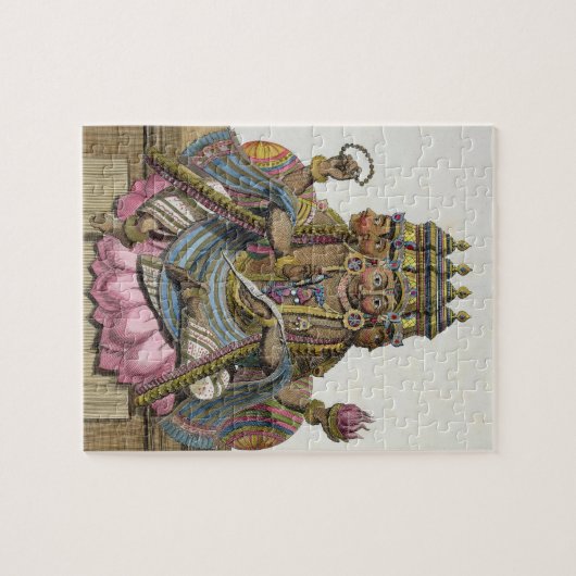 Brahmaの「補助旅行からの作成のヒンズー教の神、 ジグソーパズル (横)