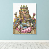 Brahma、ヒンドゥー教の創造神、'Voyaaux Inから キャンバスプリント (インサイチュ (ウッドフロア))