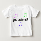Brahmsのおもしろいな得られたカラフルなデザイン ベビーTシャツ (正面)