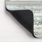 Brahms音楽原稿 マウスパッド (コーナー)