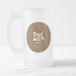 Braid Watch Lezbi Nerdy Chibi Frosted Mug フロストグラスビールジョッキ