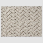 Braided Thread Knit Texture – Warm Beige (2) 薄葉紙 (正面)