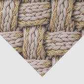 Braided Thread Knit Texture – Warm Beige (3) 薄葉紙 (詳細)