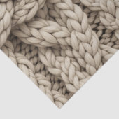 Braided Thread Knit Texture – Warm Beige (4) 薄葉紙 (詳細)