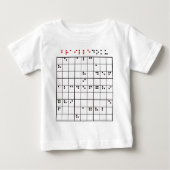 brailledoku ベビーTシャツ (正面)