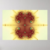 Brain – フラクタルポスター ポスター (正面)