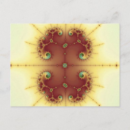 Brain – フラクタルポストカード ポストカード (正面)