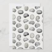 Brain Anatomy Biology Illustrations Psychologist ノートカード (裏面)