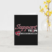 Brain Aneurysm Awareness Burgundy Support Ribbon  カード (黄色い花)