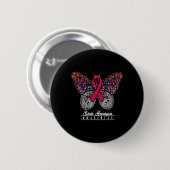 Brain Aneurysm Awareness Butterfly Lovers Gifts  缶バッジ (正面&裏面)