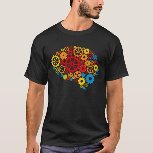 brain as gears tシャツ (正面)