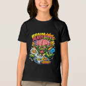 Brain Blast Bites Retro Cartoon Gremlin Cereal Par トライブレンドＴシャツ (正面)