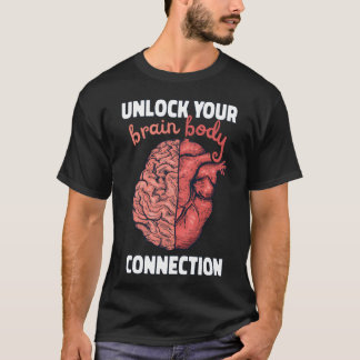 Brain Body Connection Neuroplasticity Quote retro Tシャツ