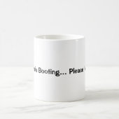 Brain Booting... Please Wait | Funny Coffee Mug  コーヒーマグカップ (中央)