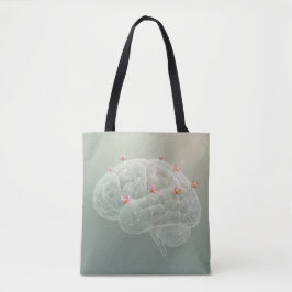 Brain Botanical Creativity トートバッグ
