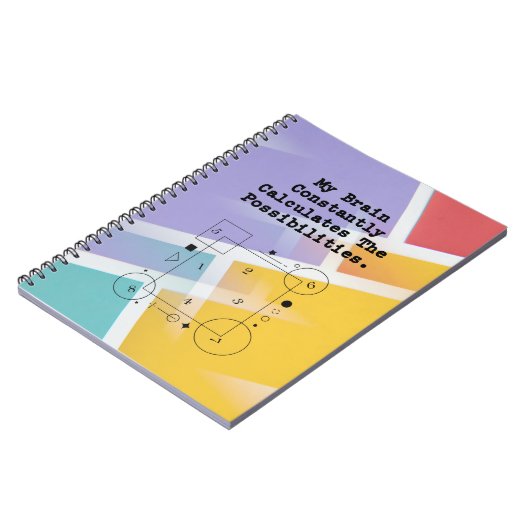Brain Calculates Possibilities | Math Thinker ノートブック (左側)