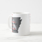 Brain Cancer Awareness in Arkansas  コーヒーマグカップ (正面左)