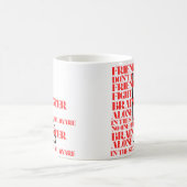 Brain Cancer Awareness in Delaware  コーヒーマグカップ (中央)