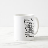 Brain Cancer Awareness in Georgia  コーヒーマグカップ (正面右)