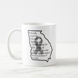 Brain Cancer Awareness in Georgia  コーヒーマグカップ