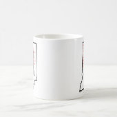 Brain Cancer Awareness in Indiana コーヒーマグカップ (中央)