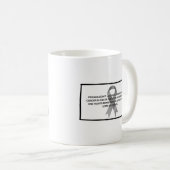 Brain Cancer Awareness in Kansas  コーヒーマグカップ (正面右)