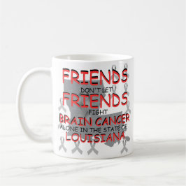 Brain Cancer Awareness in Louisiana  コーヒーマグカップ