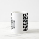 Brain Cancer Awareness in Montana コーヒーマグカップ (中央)