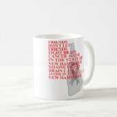 Brain Cancer Awareness in New Hampshire  コーヒーマグカップ (正面右)