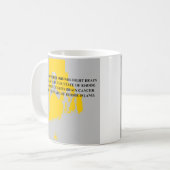 Brain Cancer Awareness in Rhode Island コーヒーマグカップ (正面左)