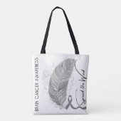 Brain Cancer Awareness Tote Bag トートバッグ (裏面)