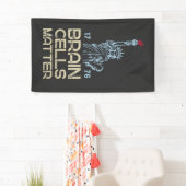 Brain Cells Matter Statue of Liberty Anti Trump 横断幕 (インサイチュ)