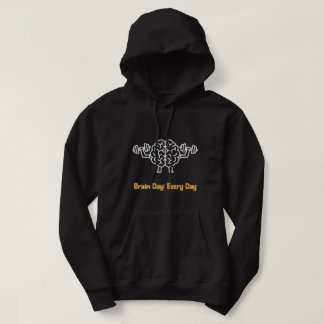 Brain Day Every Day Brain Lifting Weights Design パーカ