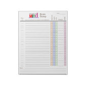 Brain Dumpメモ帳 ノートパッド (回転)