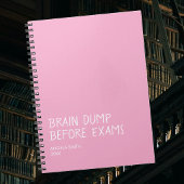 Brain Dump Before Exams – Funny Student Notebook,  ノートブック