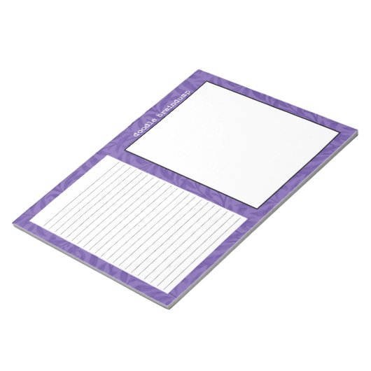 Brain Dump Doodles Journaling Notepad ノートパッド (アングル)